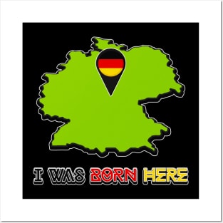 I Was Born in Germany Posters and Art